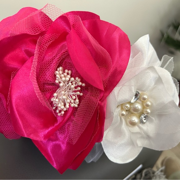 NWOT Set of 2 Handmade Satin lined headbands - Picture 1 of 4